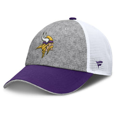 Minnesota Vikings Option Trucker Adjustable Hat Gray/Purple - Fanatics