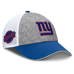 New York Giants Option Trucker Adjustable Hat Gray/Royal - Fanatics