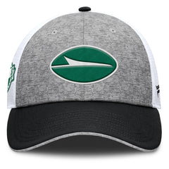 New York Jets Option Trucker Adjustable Hat Gray/Black - Fanatics