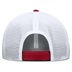 San Francisco 49ers Option Trucker Adjustable Hat Gray/Scarlet - Fanatics