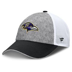 Baltimore Ravens Option Trucker Adjustable Hat Gray/Black - Fanatics
