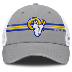 Los Angeles Rams Singleback Trucker Adjustable Hat Gray - Fanatics