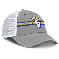 Los Angeles Rams Singleback Trucker Adjustable Hat Gray - Fanatics