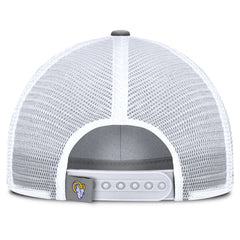 Los Angeles Rams Singleback Trucker Adjustable Hat Gray - Fanatics