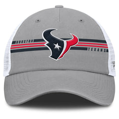 Houston Texans Singleback Trucker Adjustable Hat Gray - Fanatics