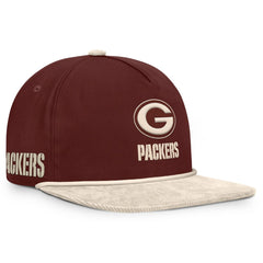 Green Bay Packers NFL Reminisce Golfer Adjustable Hat Brown - Fanatics