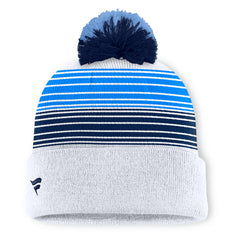 Tennessee Titans Ghost Cuffed Knit Hat with Pom White - Fanatics