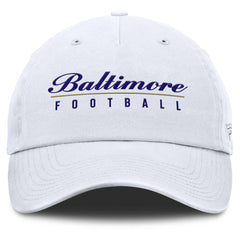 Baltimore Ravens Women's Harmony Adjustable Hat White - Fanatics