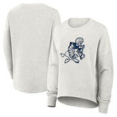 Dallas Cowboys Women's Oversized Hometown Pullover Sweatshirt Heather Gray - Fanatics