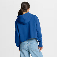 Dallas Cowboys Women's Oversized Hometown Heritage Cropped Hoodie Royal - Fanatics