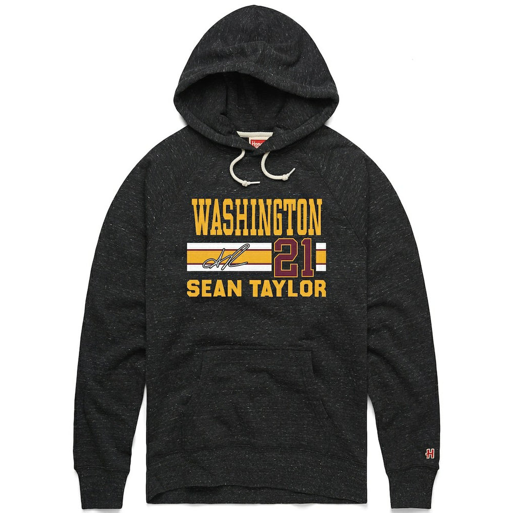 Sean Taylor Washington Commanders Homage Unisex Name & Number Tri-Blend Pullover Hoodie Charcoal - NFL