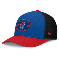 Chicago Cubs Fanatics Cutoff Adjustable Trucker Hat Lifestyle