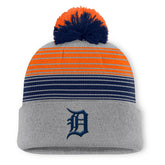 Detroit Tigers Fanatics Balk Cuffed Knit Hat with Pom Near Me