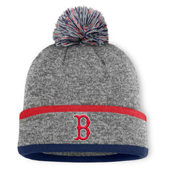 Boston Red Sox Fanatics Backstop Cuffed Knit Hat with Pom Online
