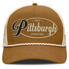 Pittsburgh Pirates Fanatics A-Frame Trucker Adjustable Hat Lifestyle