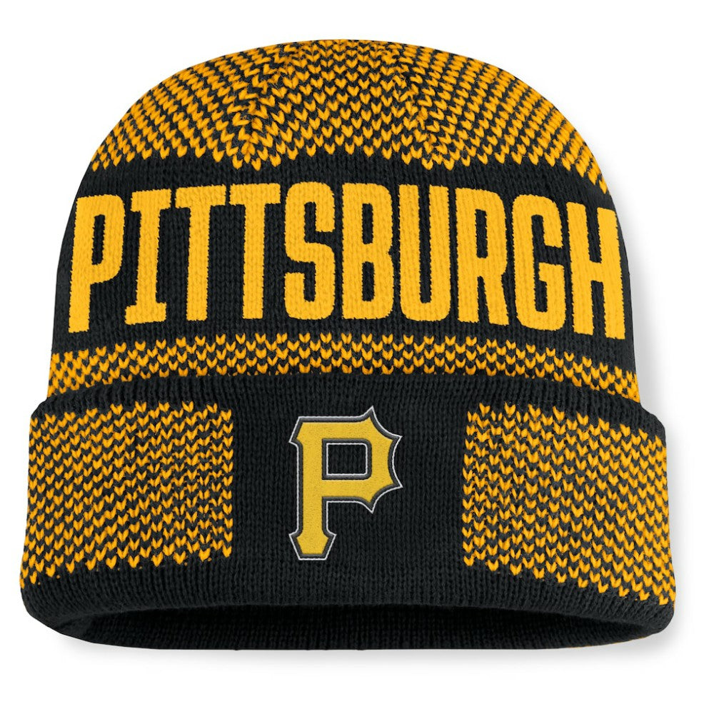 Pittsburgh Pirates Fanatics Rotation Cuffed Knit Hat Clearance