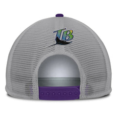Tampa Bay Rays Fanatics Cranked Foam Front Patch Trucker Adjustable Hat Sale