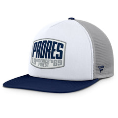 San Diego Padres Fanatics Cranked Foam Front Patch Trucker Adjustable Hat for sale