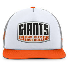San Francisco Giants Fanatics Cranked Foam Front Patch Trucker Adjustable Hat for sale
