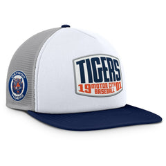 Detroit Tigers Fanatics Cranked Foam Front Patch Trucker Adjustable Hat for sale