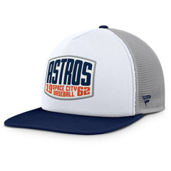 Houston Astros Fanatics Cranked Foam Front Patch Trucker Adjustable Hat Clearance