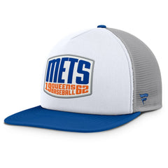 New York Mets Fanatics Cranked Foam Front Patch Trucker Adjustable Hat Online