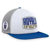 Kansas City Royals Fanatics Cranked Foam Front Patch Trucker Adjustable Hat Clearance