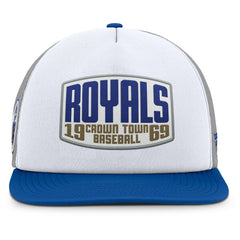 Kansas City Royals Fanatics Cranked Foam Front Patch Trucker Adjustable Hat Clearance