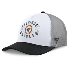 Baltimore Orioles Fanatics Designated A-Frame Foam Front Trucker Adjustable Hat Online