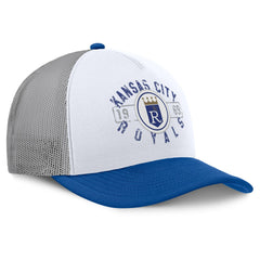 Kansas City Royals Fanatics Designated A-Frame Foam Front Trucker Adjustable Hat Lifestyle
