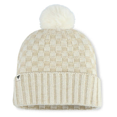 Pittsburgh Pirates Fanatics Women's Matchstick Cuffed Knit Hat with Pom- Natural discount