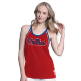 Philadelphia Phillies G-III 4Her by Carl Banks Women's Curveball Racerback Tank Top Sale