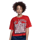 St. Louis Cardinals Starter Women's Play the Ball Boxy Cropped T-Shirt discount