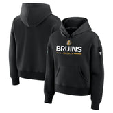 Boston Bruins Fanatics Women's Authentic Pro Primary Pullover Hoodie Black