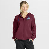 Colorado Avalanche - Fanatics Women's Authentic Pro Rink Raglan Full-Zip Hoodie Burgundy