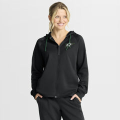 Dallas Stars - Fanatics Women's Authentic Pro Rink Raglan Full-Zip Hoodie Black
