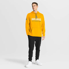 Boston Bruins Fanatics Authentic Pro Rink Hoodie Gold