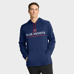 Columbus Blue Jackets - Fanatics Authentic Pro Rink Hoodie Navy