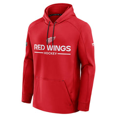Detroit Red Wings - Fanatics Authentic Pro Rink Hoodie Red