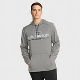 Los Angeles Kings - Fanatics Authentic Pro Rink Hoodie Silver