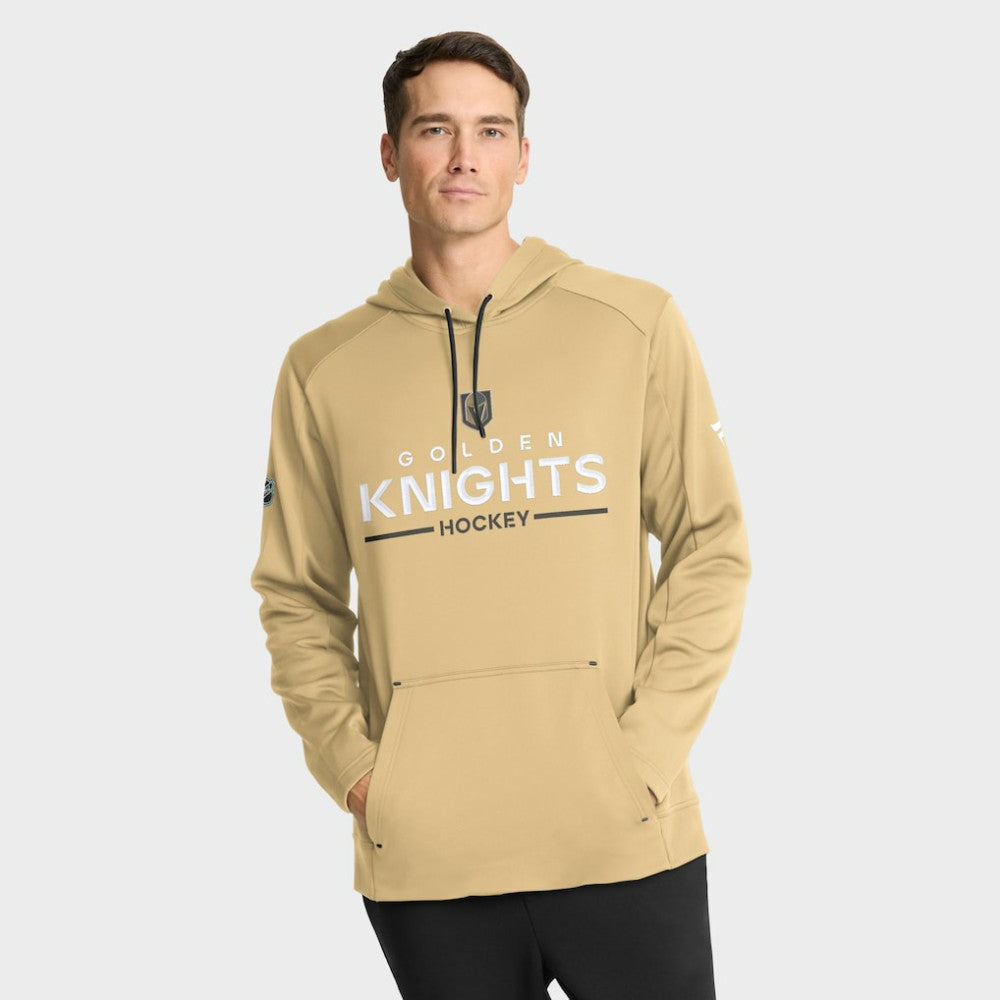 Vegas Golden Knights Fanatics Authentic Pro Rink Hoodie Gold
