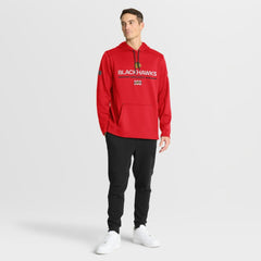 Chicago Blackhawks Fanatics Authentic Pro Centennial Rink Hoodie - Red