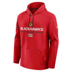 Chicago Blackhawks Fanatics Authentic Pro Centennial Rink Hoodie - Red
