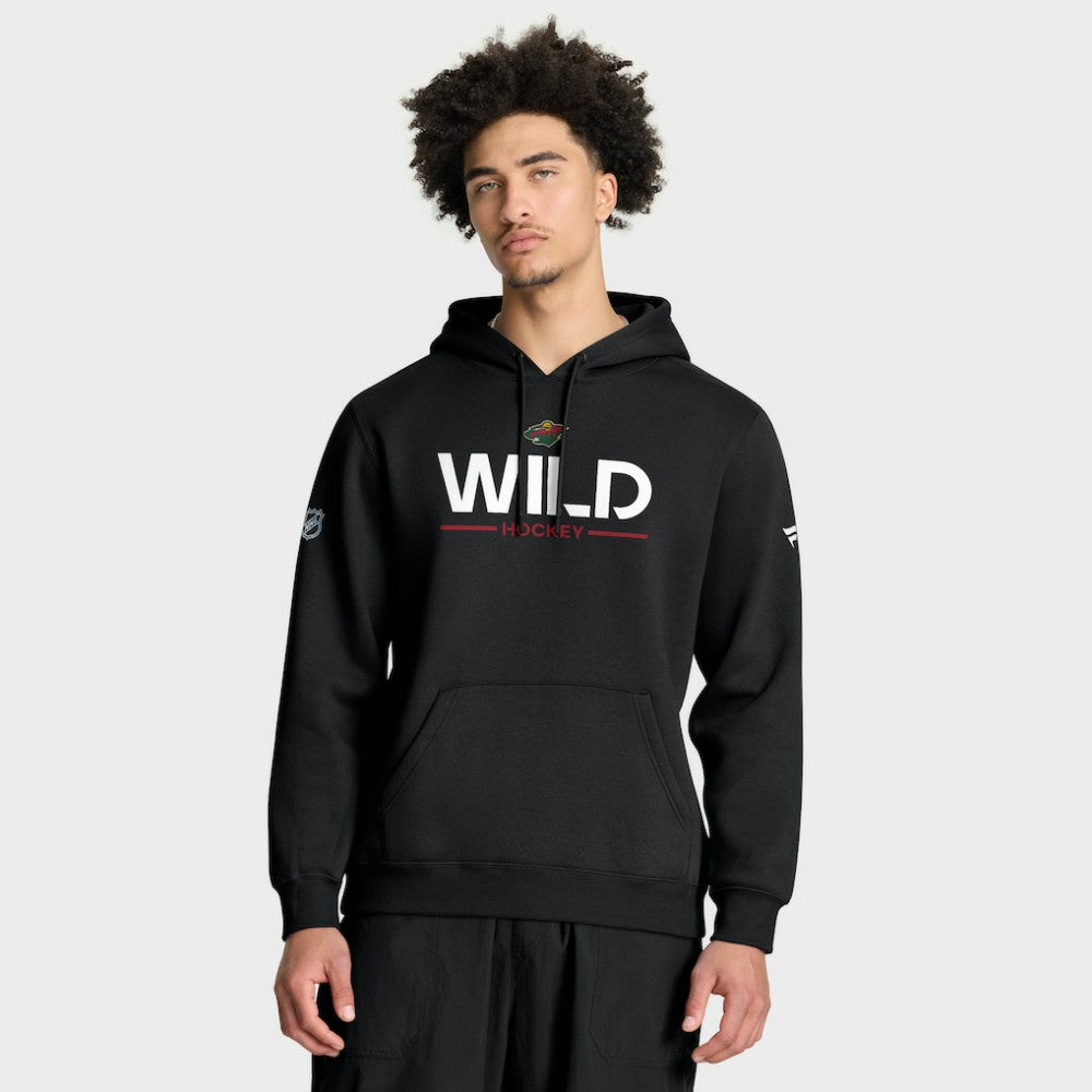 Minnesota Wild - Fanatics Authentic Pro Primary Hoodie Black