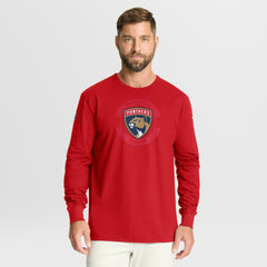 Florida Panthers - Fanatics Authentic Pro Property Of Practice Long Sleeve T-Shirt Red