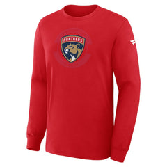 Florida Panthers - Fanatics Authentic Pro Property Of Practice Long Sleeve T-Shirt Red
