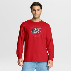 Carolina Hurricanes - Fanatics Authentic Pro Property Of Practice Long Sleeve T-Shirt Red