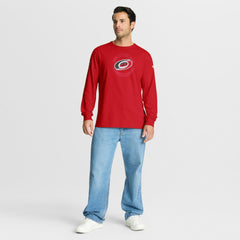 Carolina Hurricanes - Fanatics Authentic Pro Property Of Practice Long Sleeve T-Shirt Red
