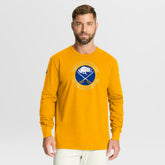 Buffalo Sabres - Fanatics Authentic Pro Property Of Practice Long Sleeve T-Shirt Gold