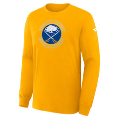 Buffalo Sabres - Fanatics Authentic Pro Property Of Practice Long Sleeve T-Shirt Gold